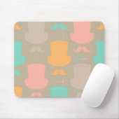 Schnurrbartmuster 2 mousepad (Mit Mouse)