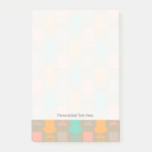 Schnurrbartmuster 2 post-it klebezettel (Vorderseite)