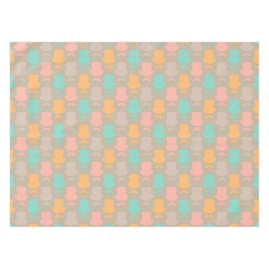 Schnurrbartmuster 2 tischdecke (Vorderseite (Horizontal))