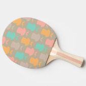 Schnurrbartmuster 2 tischtennis schläger (Seitenansicht)