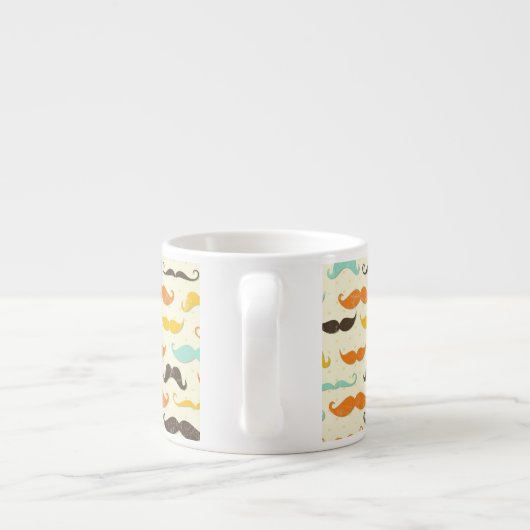 Schnurrbartmuster 3 espressotasse (Rückseite)