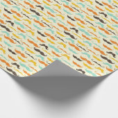 Schnurrbartmuster 3 geschenkpapier (Ecke)