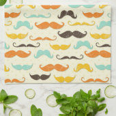 Schnurrbartmuster 3 handtuch (Gefaltet)