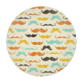 Schnurrbartmuster 3 schneidebrett (Vorderseite)