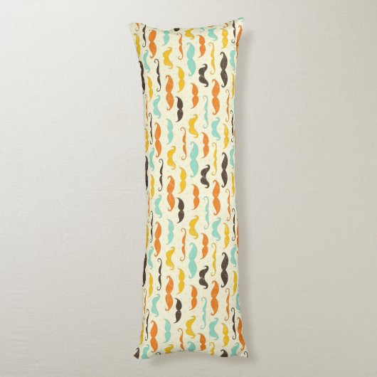 Schnurrbartmuster 3 seitenschläferkissen (Rückseite (Vertikal))