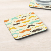 Schnurrbartmuster 3 untersetzer (Linke Seite)