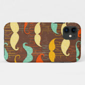 Schnurrbartmuster Case-Mate iPhone Hülle (Rückseite (Horizontal))
