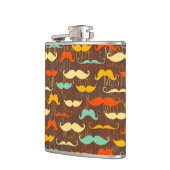 Schnurrbartmuster Flachmann (Links)