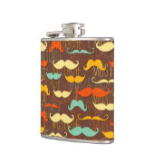 Schnurrbartmuster Flachmann (Links)