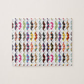 Schnurrbartmuster ist niedlich puzzle (Horizontal)