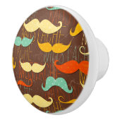 Schnurrbartmuster Keramikknauf (Rechts)