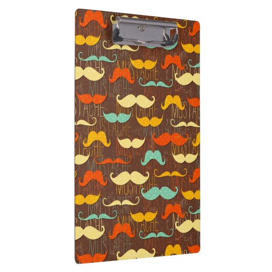 Schnurrbartmuster Klemmbrett (Rechts)
