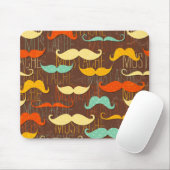 Schnurrbartmuster Mousepad (Mit Mouse)