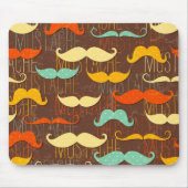Schnurrbartmuster Mousepad (Vorne)