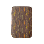 Schnurrbartmuster, Retro Art 5 Badematte (Vorderseite Vertikal)