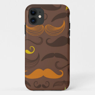 Schnurrbartmuster, Retro Art 5 Case-Mate iPhone Hülle