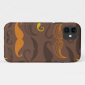 Schnurrbartmuster, Retro Art 5 Case-Mate iPhone Hülle (Rückseite (Horizontal))