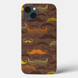 Schnurrbartmuster, Retro Art 5 Case-Mate iPhone Hülle