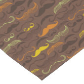 Schnurrbartmuster, Retro Art 5 Kurzer Tischläufer (Ecke)