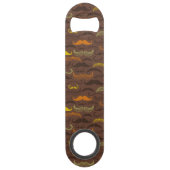 Schnurrbartmuster, Retro Art 5 Speed Flaschenöffner (Vorderseite)