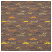 Schnurrbartmuster, Retro Art 5 Stoff (Muster)