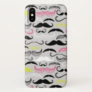 Schnurrbartmuster, Retro Art Case-Mate iPhone Hülle