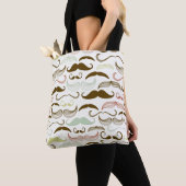 Schnurrbartmuster, Retro-Stil 4 Tasche (Von Nahem)