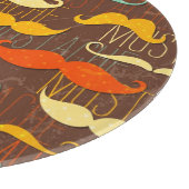 Schnurrbartmuster Schneidebrett (Ecke)