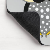 Schnurrbartpirateneule Mousepad (Ecke)