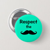 Schnurrbartrespekt Button (Vorne & Hinten)