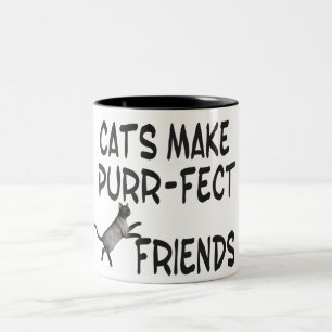 Schnurren-fect Freunde Zweifarbige Tasse