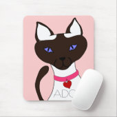 Schnurren-fect Moira ADOPTIERT rosa Mousepad (Mit Mouse)