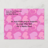 Schnurren-fect Valentinsgruß Feiertagspostkarte (Rückseite)