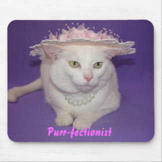 Schnurren-fectionist Mousepad
