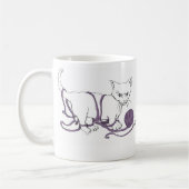 SCHNURREN Kitty, der Tasse 15oz spielt (Links)