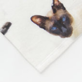 Schnurren-Tier-Kätzchen des Haustieres der Fleecedecke (Ecke)