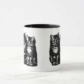 Schnurrende Kätzchen Tasse (Zentrum)