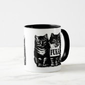 Schnurrende Kätzchen Tasse (VorderseiteRechts)