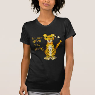 Schnurrendes Jaguar T-Shirt