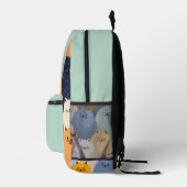 Schnurrhaar-Wunderland Bedruckter Rucksack (Rechts)