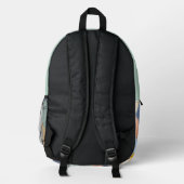 Schnurrhaar-Wunderland Bedruckter Rucksack (Rückseite)