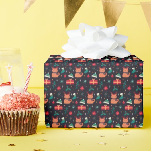 Schnurrhaar-Wunderland Geschenkpapier (Geburtstagsparty)