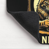 Schnurrhaare und nette lustige Katze Mousepad (Ecke)