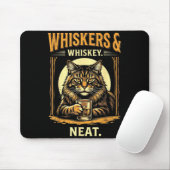 Schnurrhaare und nette lustige Katze Mousepad (Mit Mouse)