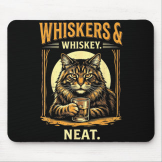 Schnurrhaare und nette lustige Katze Mousepad
