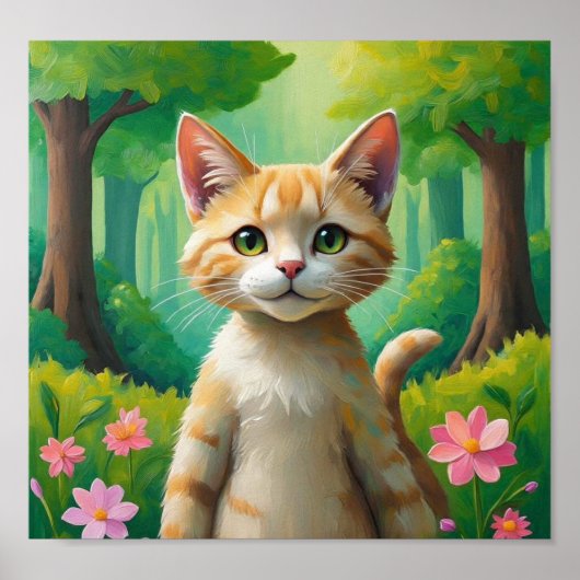 SchnurrhaareInBlüte Poster (Vorne)