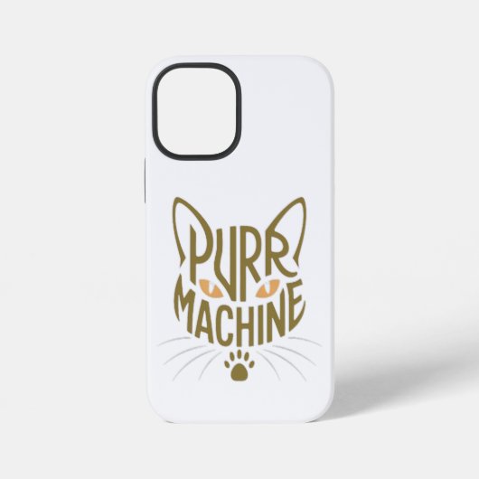 Schnurrmaschine iPhone Hülle (Rückseite)