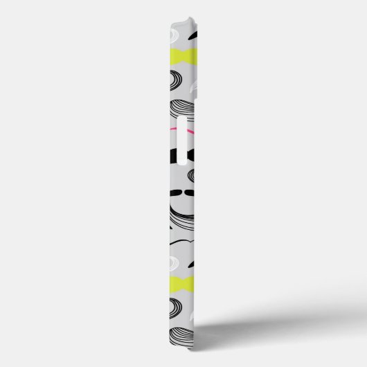 Schnurrmuster, Retrostil Case-Mate iPhone Hülle (Rückseite / Rechts)