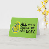 Schnürsenkel | Alle Ihre Pullover sind zu teuer Karte (Gelbe Blume)