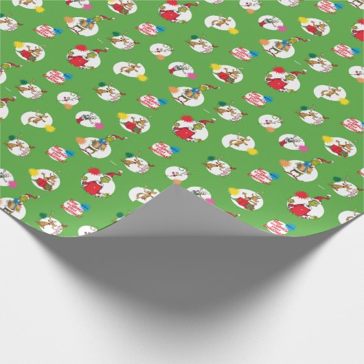 Schnürsenkel | Christmas Dot Pattern Geschenkpapier (Ecke)